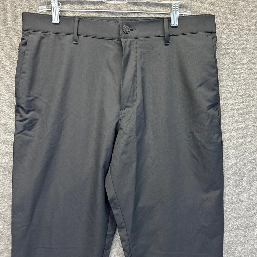 Banana Republic Mens Core Temp Black Performance Straight Leg Pants 34x34